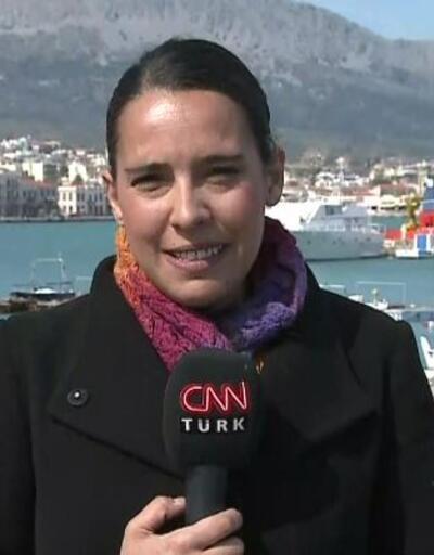 CNN TÜRK ekibi Sakız Adasında