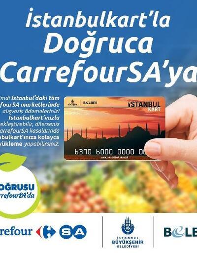 İstanbul kartlılara markette alışveriş ve yükleme yapma imkanı