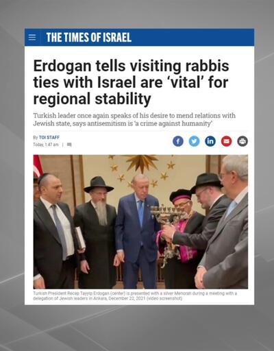 İsrail basınından Erdoğan yorumu | Video Haber