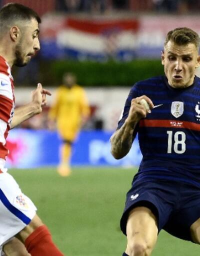 Hırvatistan-Fransa maçı 1-1 sona erdi