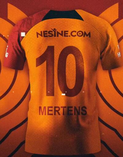 Galatasarayda Mertens 10 numaralı formayı giyecek