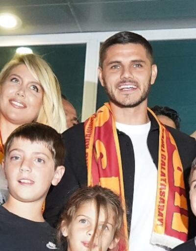Mauro Icardi ailesiyle İstanbula geldi İşte görüntüler