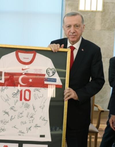 Cumhurbaşkanı Erdoğan, TFF heyetini kabul etti