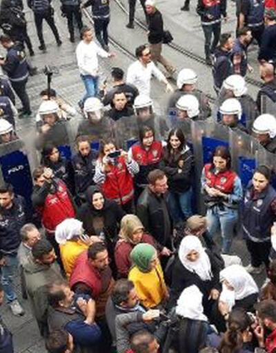Beyoğlunda HDP yürüyüşüne polis müdahalesi
