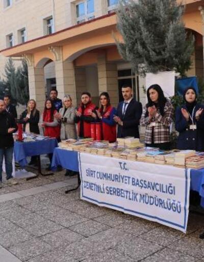 Siirt’te, şehit Savcı Mehmet Selim Kiraz anısına kitap kampanyası başlatıldı