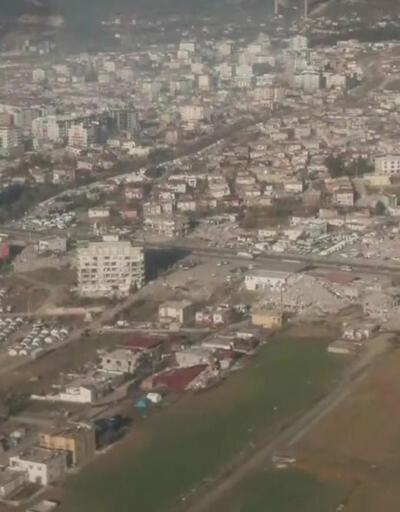 Gaziantepteki yıkım havadan görüntülendi