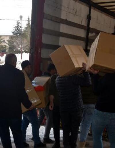 Bitlis’ten deprem bölgesine bugüne kadar 120 TIR yardım gönderildi