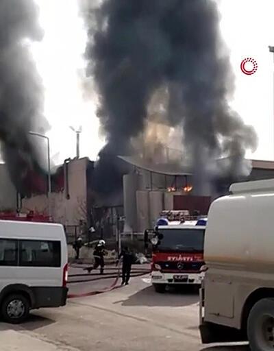 Ankarada kimyasal madde üreten fabrikada yangın Ölü ve yaralılar var