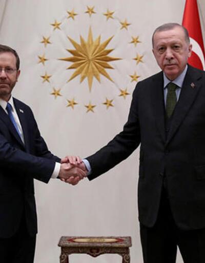 SON DAKİKA: Cumhurbaşkanı Erdoğan, İsrail Cumhurbaşkanı Herzog ile görüştü