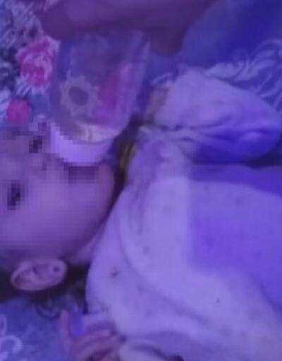 Çöp evde bulunan 1,5 yaşında kız çocuğu hastaneye kaldırıldı