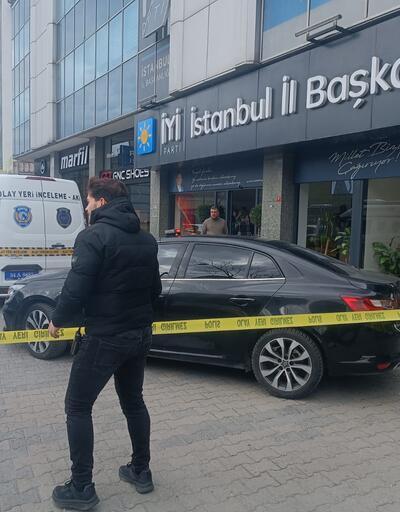 Son dakika... İstanbulda İYİ Parti il binasına saldırı