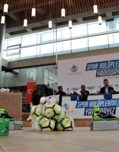 Yenişehir Belediyesinden amatör spor kulüplerine malzeme desteği