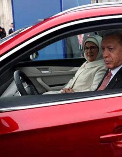 Cumhurbaşkanı Erdoğan Toggun direksiyonunda