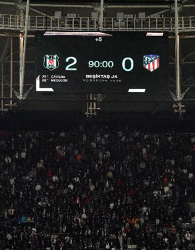 Beşiktaş-Atletico Madrid maçının geliri belli oldu