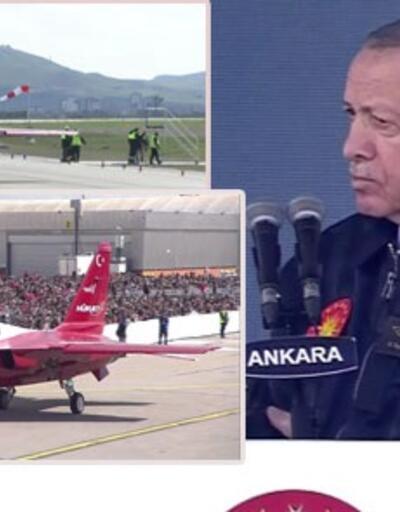 Cumhurbaşkanı Erdoğan açıkladı: Yerli savaş uçağının adı KAAN
