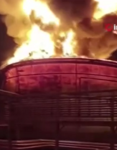Rusyada petrol depolama tesisinde yangın