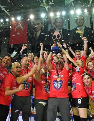 Konyaaltı Belediyespor Kadın Hentbol Takımı Avrupa Kupasını kazandı