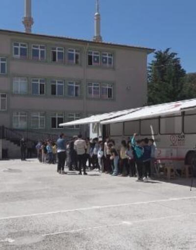 Amasya’da öğretmen ve veliler kan bağışında bulundu