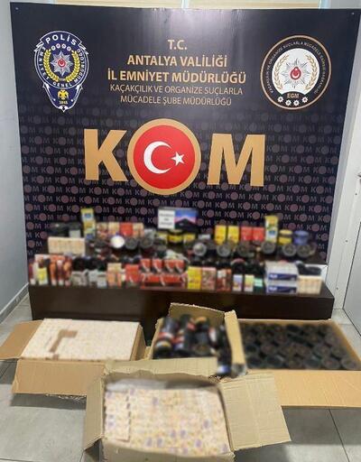 Antalya polisinden kaçakçılık operasyonu