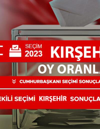 Son dakika Kırşehir seçim sonuçları 14 Mayıs 2023 Kırşehir Cumhurbaşkanı ve Milletvekili oy oranları ne kadar, yüzde kaç