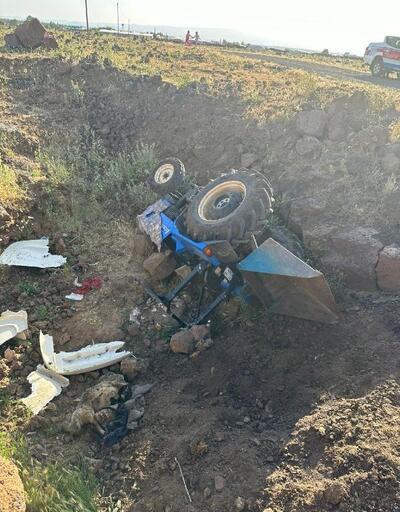 Diyarbakır’da devrilen traktörün sürücüsü öldü