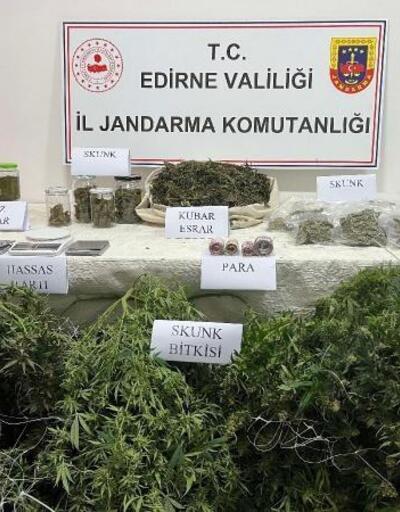 Edirne’de 2 kilo 200 gram skunk ele geçirildi: 3 gözaltı