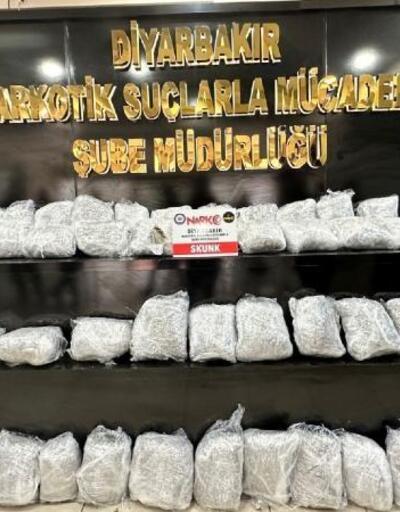 Diyarbakır’da son 1 ayda yapılan 63 uyuşturucu operasyonunda 29 tutuklama