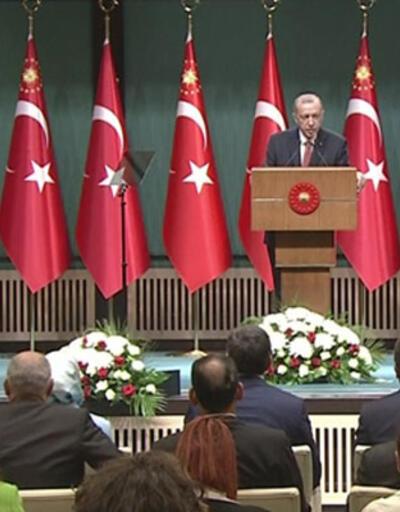 Cumhurbaşkanı Erdoğan Kabine sonrası konuştu: Engelli ve yaşlı aylıkları bayram öncesi yatacak