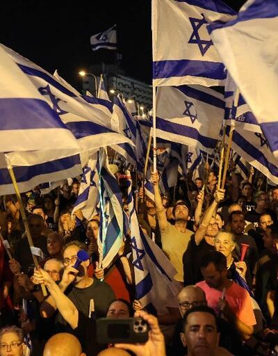 İsrailde protestoların 25inci haftası