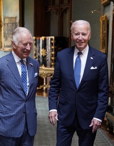 ABD Başkanı Biden, İngilterede Sunak ve Kral Charles ile Görüştü