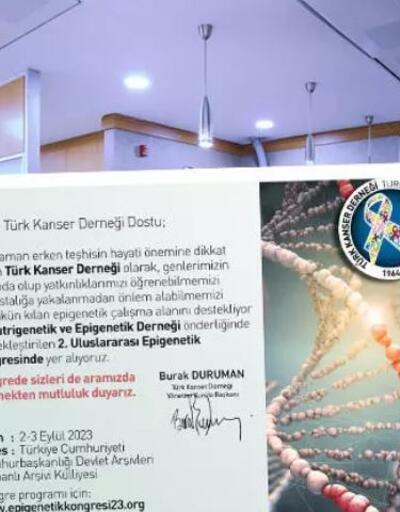 Türk Kanser Derneğiden, Epigenetik Kongresine destek