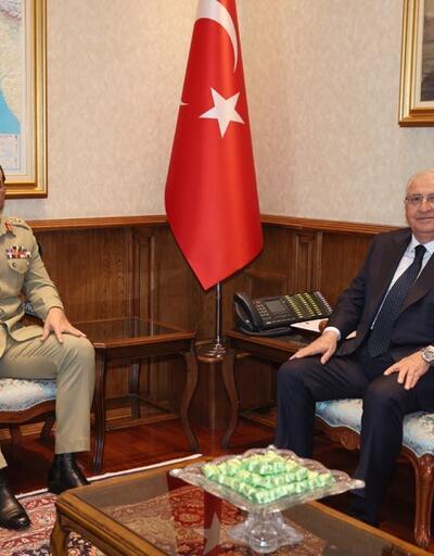 Bakan Güler, Pakistan Kara Kuvvetleri Komutanı Muniri kabul etti