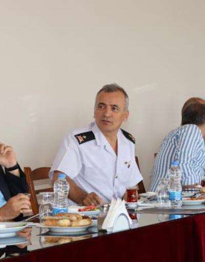 Mersin İl Jandarma Komutanı Tuğgeneral Atasoy, basınla buluştu