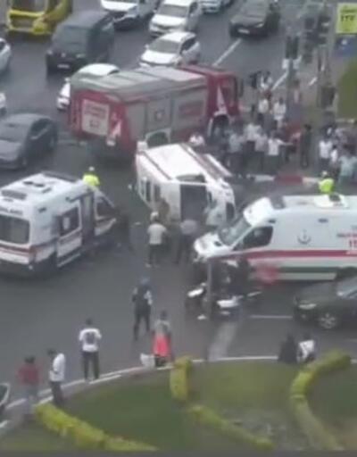 Vatan Caddesinde ambulans kazası
