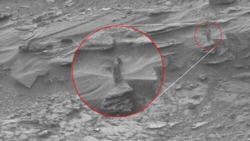 Marsta çekilen fotoğrafta dikkat çeken ayrıntı