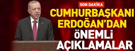 Son dakika... Cumhurbaşkanı Erdoğan'dan önemli açıklamalar 