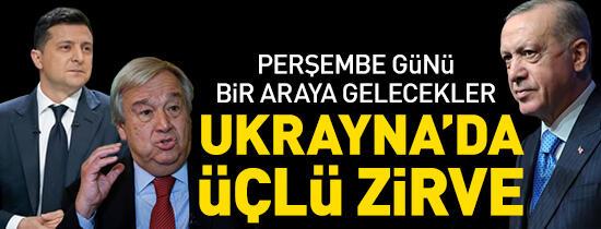 Son dakika haberi... Ukrayna'da Türkiye-Ukrayna-BM Zirvesi: Erdoğan, Zelenski ve Guterres bir araya gelecek