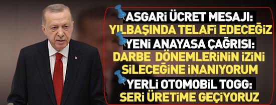 TBMM'de yeni yasama yılı başlıyor! Cumhurbaşkanı Erdoğan'dan açıklamalar 
