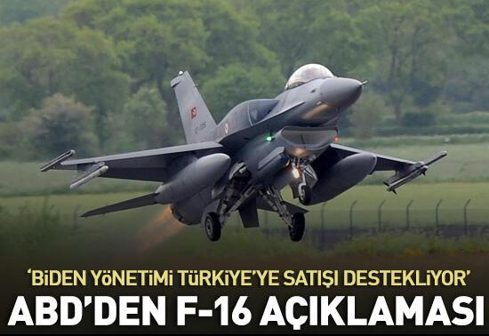 "Biden yönetimi Türkiye'ye satışı destekliyor"ABD'den F-16 açıklaması: 