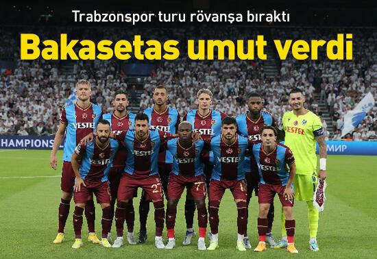 Bakasetas Trabzonspor'a umut verdi