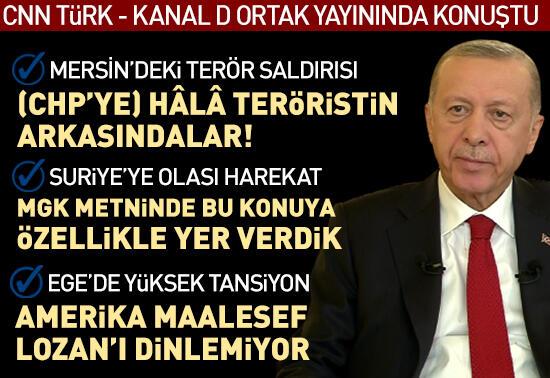 Cumhurbaşkanı Erdoğan'dan net mesajlar
