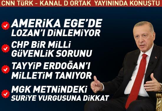 Cumhurbaşkanı Erdoğan'dan net mesajlar
