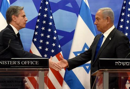İsrail Başbakanı Netanyahu ile ABD Dışişleri Bakanı Blinken bir araya geldi