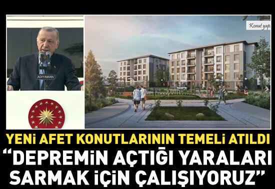 Cumhurbaşkanı Erdoğan, Adıyaman'da açıklamalar! 