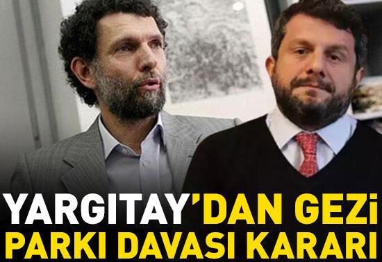 Yargıtay'dan Gezi Parkı Davası kararı