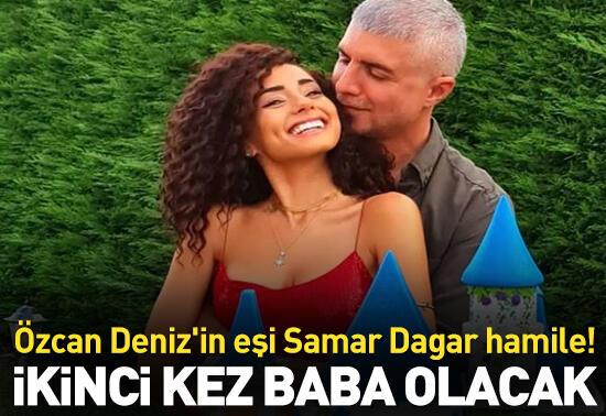 Özcan Deniz'in eşi Samar Dagar hamile!