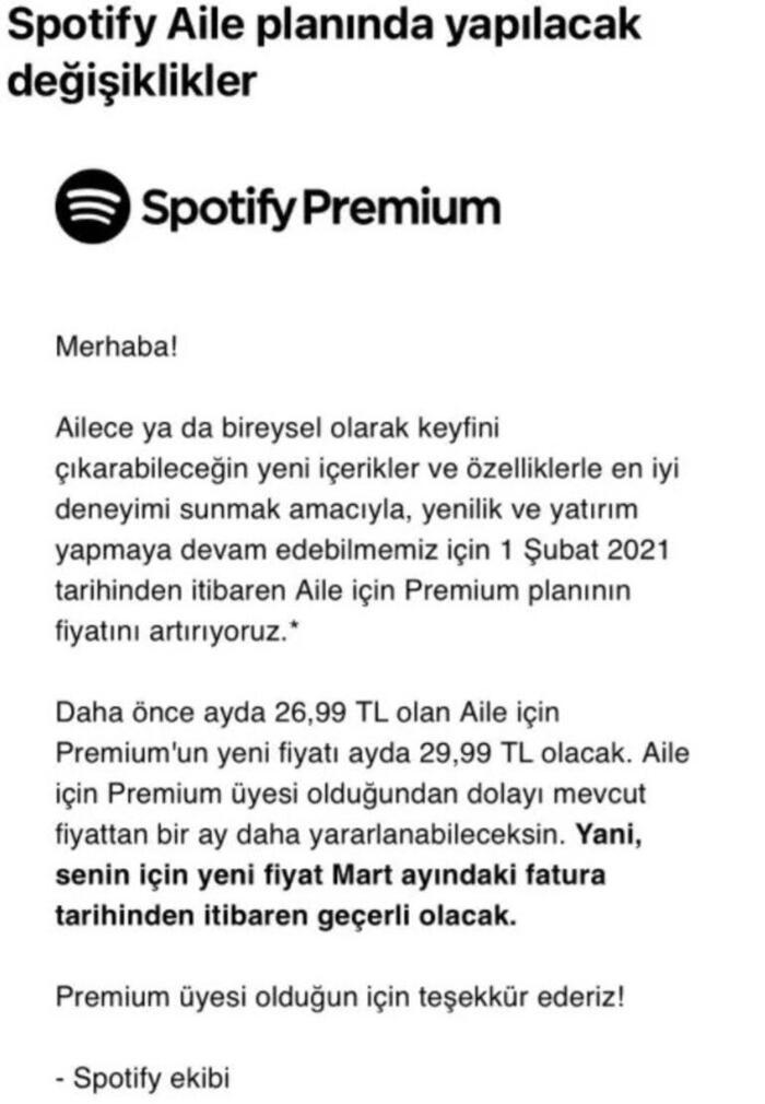 Spotify Turkiye Aile Paketi Ne Kadar Oldu Spotify 2021 Uyelik Ucretleri Bilim Teknoloji Haberleri