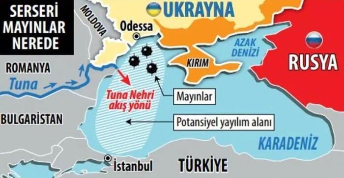 Karadeniz'de büyük tehlike! 420 serseri mayının İstanbul'a bile ulaşma  riski var... - Son Dakika Flaş Haberler