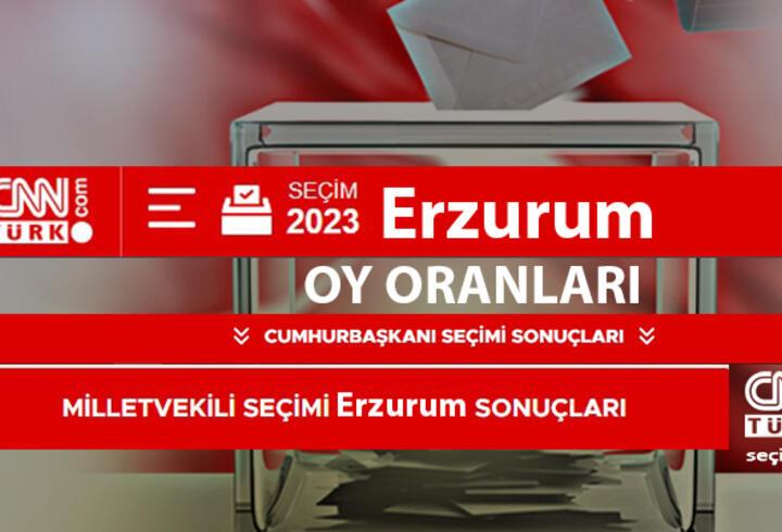 Canlı! Erzurum seçim sonuçları 14 Mayıs 2023! Erzurum Cumhurbaşkanı ve Milletvekili oy oranları ne kadar, yüzde kaç?