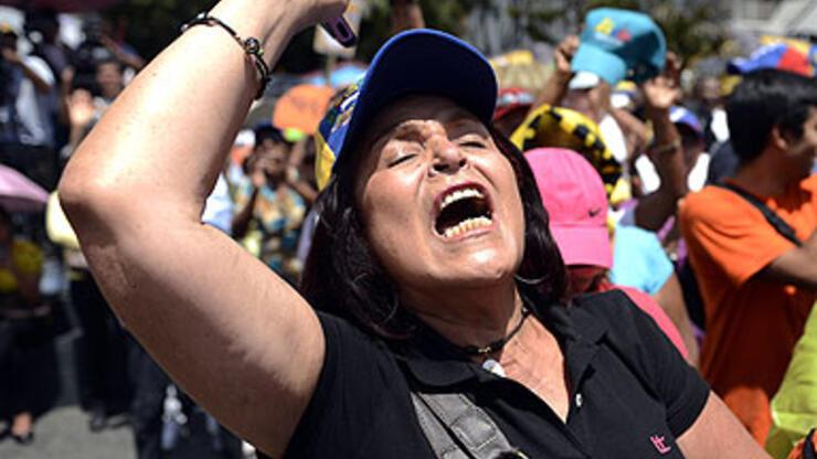Chavez karşıtı muhalifler gösteri düzenledi